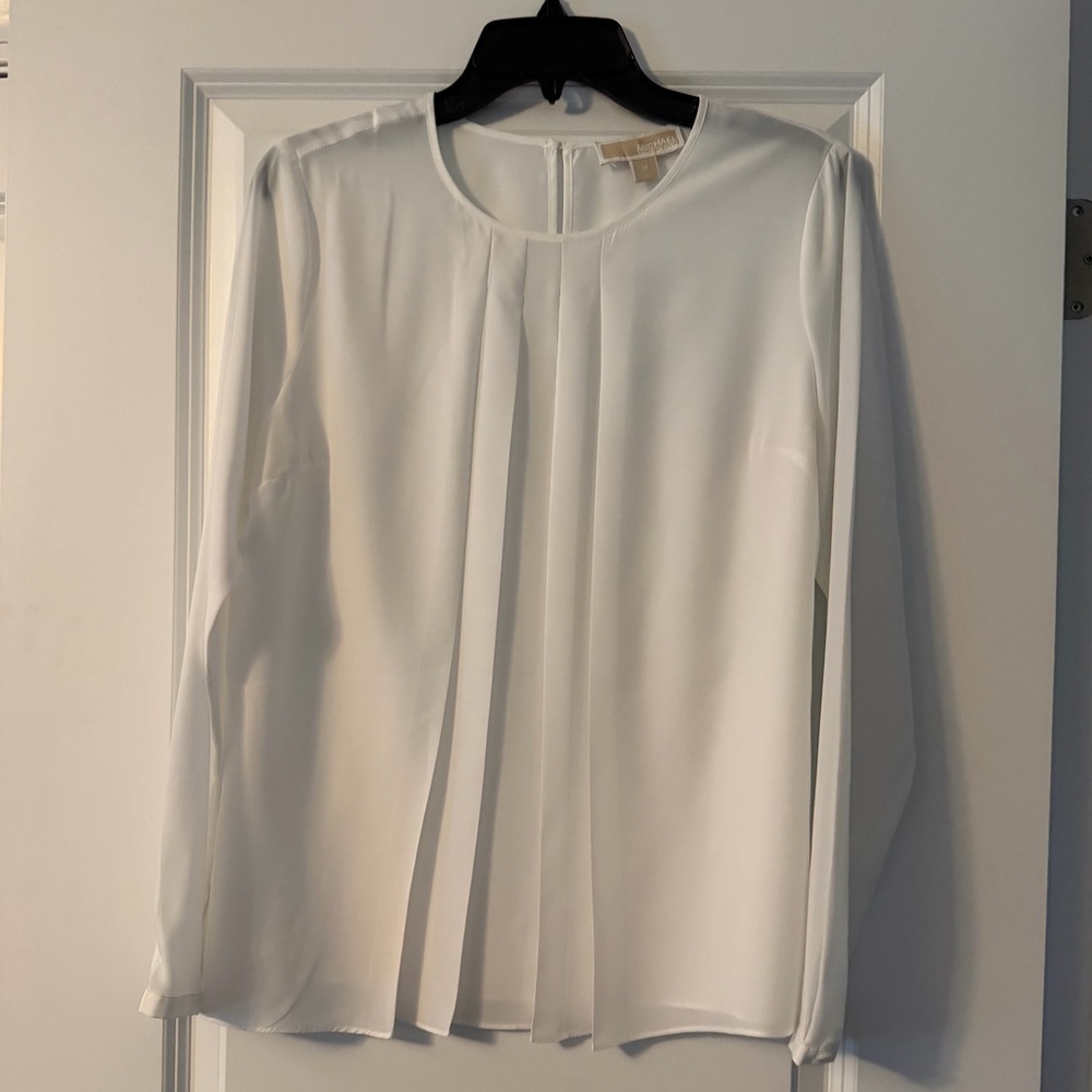 Michael Kors Classic White Blouse